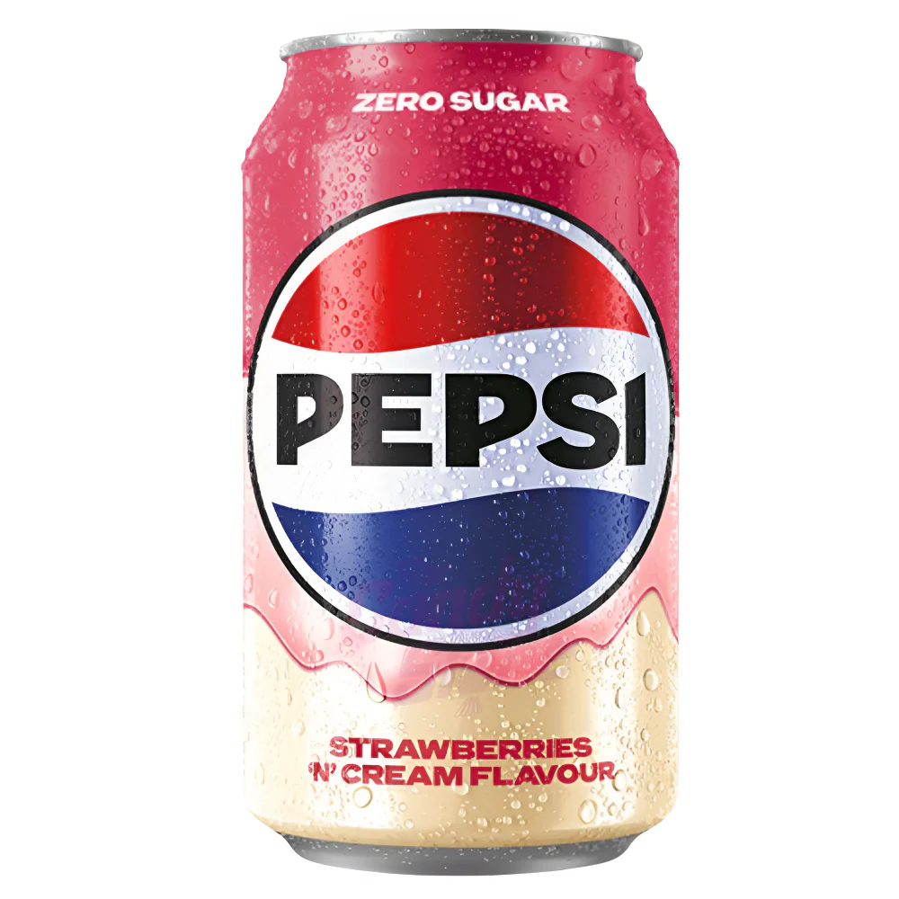Pepsi Zero Azúcar Fresa & Nata