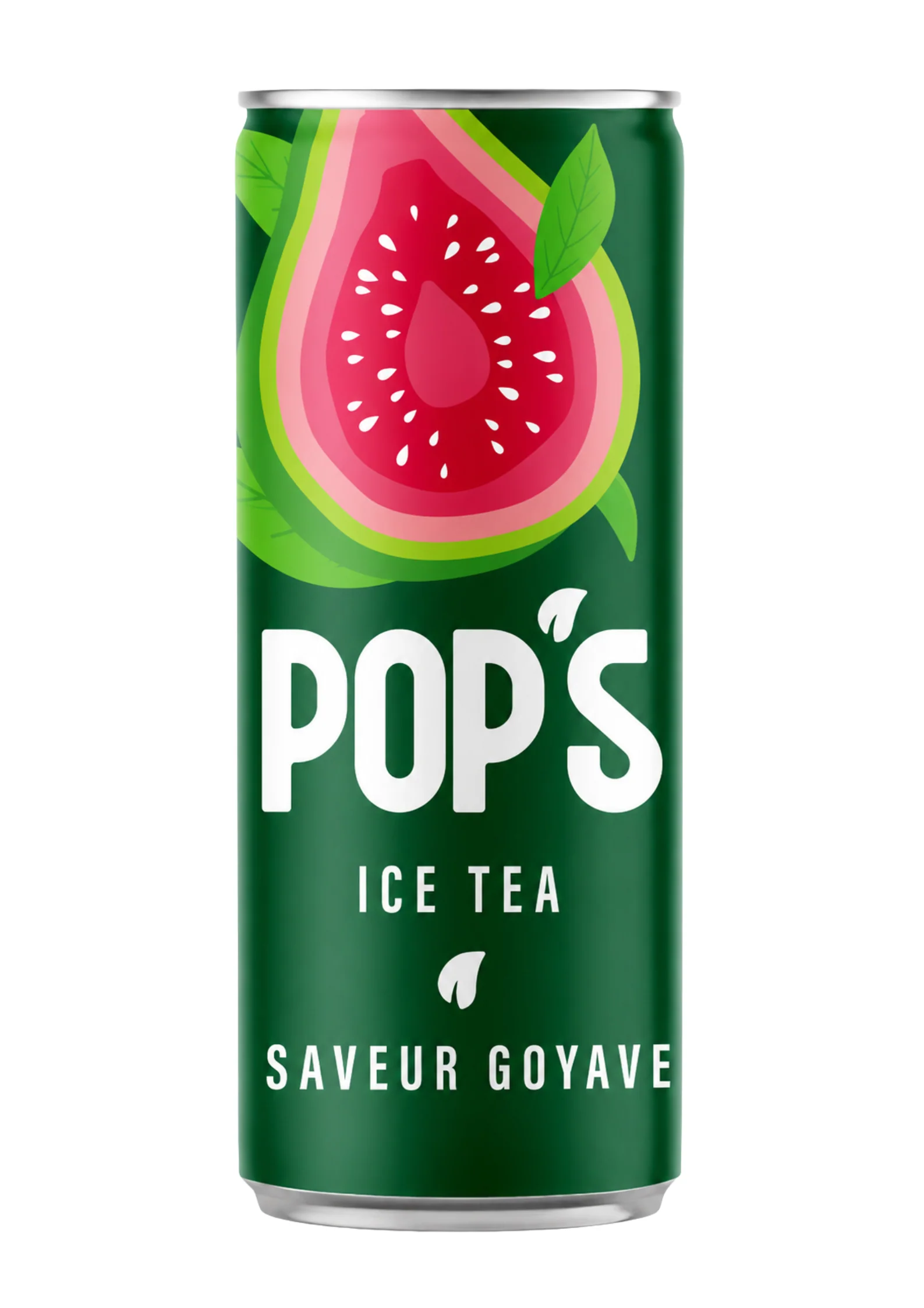 Refresco de té helado con guayaba Pop's, lata - Image 2