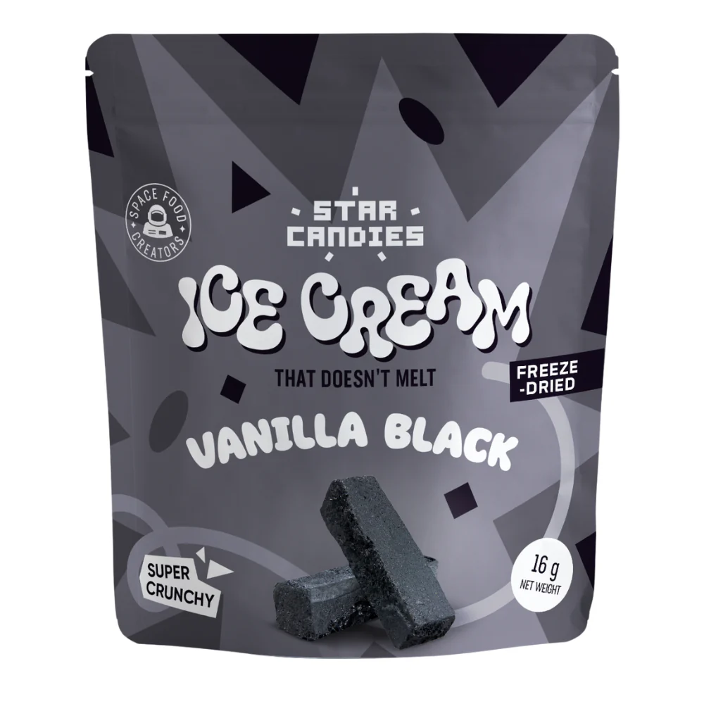 Helado Liofilizado Star Candies Vainilla Negra Pequeño